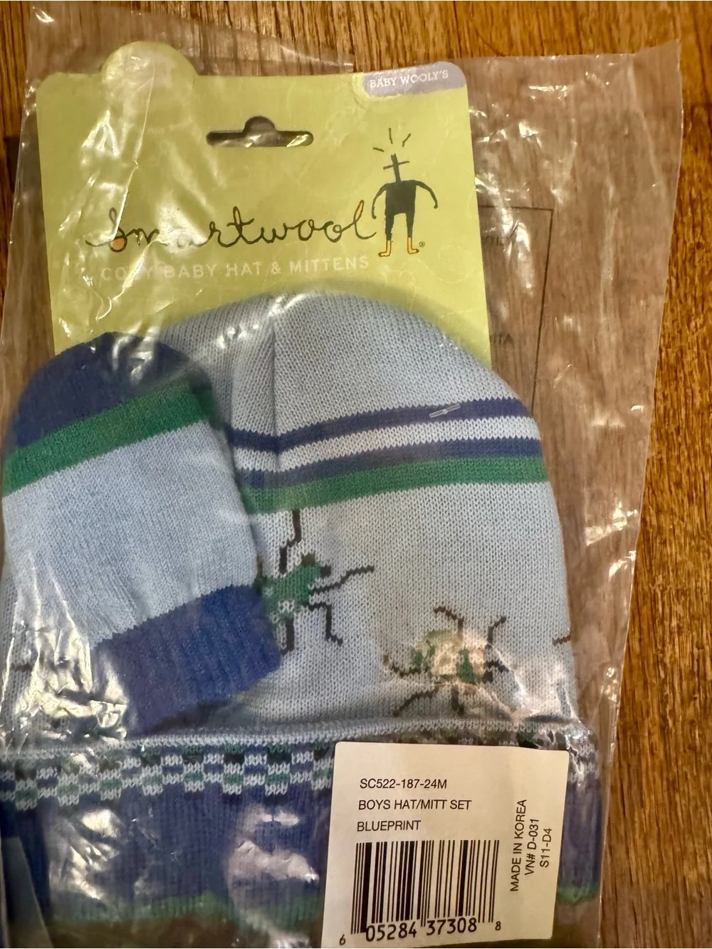 Smartwool Baby Sock & Bootie Sets - Light Blue and Navy